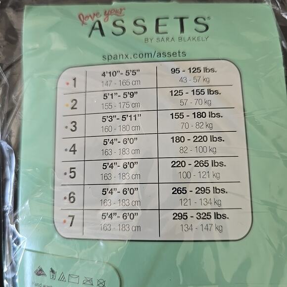 SPANX Size 2 Love Your Assets Textured Shaping Tights in Black Wishbone - Picture 5 of 5